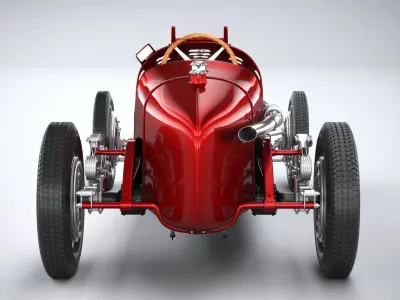 Alfa Romeo P3 1932 3D model