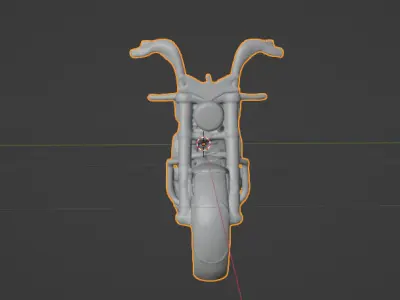 Harley softail streetbob 2019 3D print model