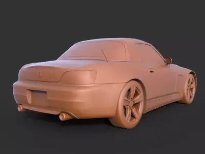 Honda S2000 3D print model
