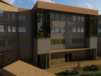 Chamelion residential building  3D model