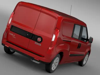 Fiat Doblo Maxi Combi 263 2017 3D model