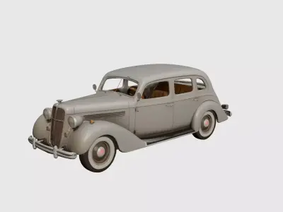 1930s Early Vintage Sedan 3D model 3D model
