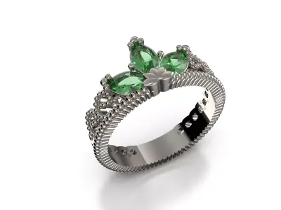 Princess Ring 3D print model