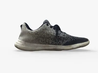 Shabby sneakers photogrammetry 3D model