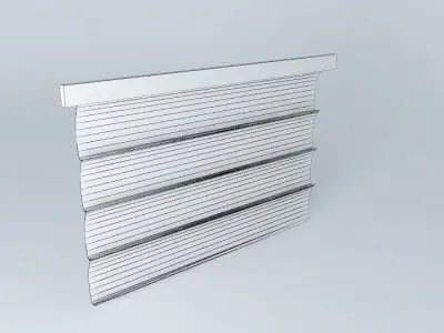 roman shades cortina romana cortina Free 3D model