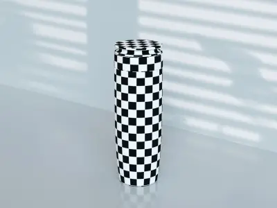 Brightening Cream Low-poly 3D model