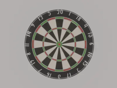 Dart Board 3D model