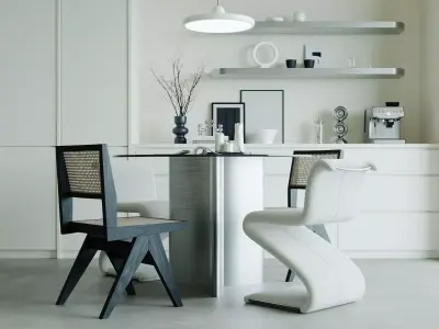 Dining Room Colection 01 for Unreal Engine 3D model