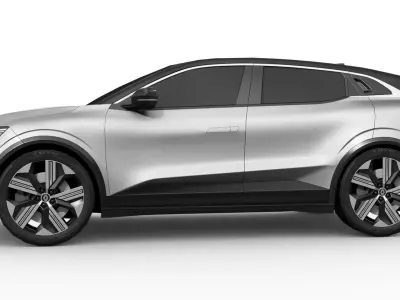 Renault Megane E-Tech 2024 Low-poly 3D model