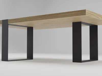 Coffee Table Low-poly 3D model