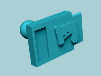 Stamp 70 - Santa Boots - Fondant Decoration Maker Toy 3D print model