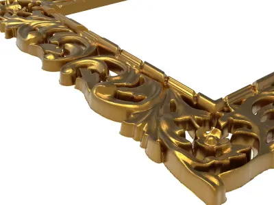 carved frame 3D model 51