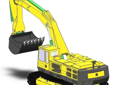 EXCAVATOR sprocket 3D model