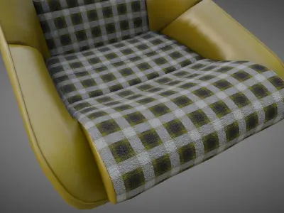 Car Seats BF Nuerburgring Low-poly 3D model