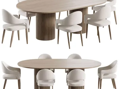 Dining table EDINBURGH 3D model