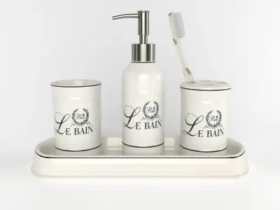 Bathroom Decorative Clayre Eef Le Bain Paris 3D model