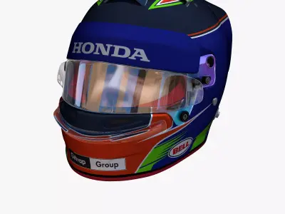 Hartley helmet 2018 Low-poly 3D model