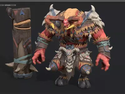 Cow demon 3D model
