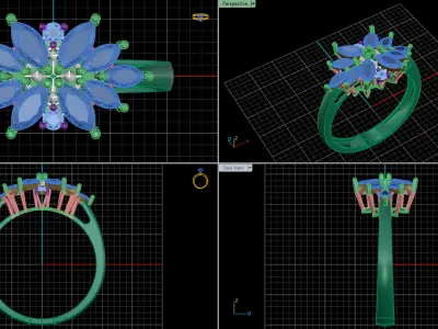 jewelry ring 282 3D print model