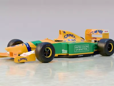 1992 Benetton B192 Formula 1 3D model