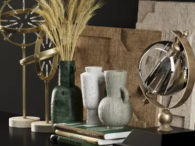 decorative set01 3D model