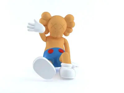 Kaws Break Dance 3D print model