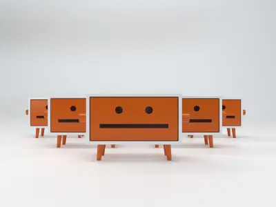 Smile Box Long Free 3D model
