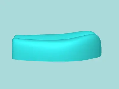 Sunflower Petal 03 - Silicone Mold Maker - Template 3D print model