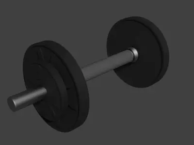 dumbbell 3D model