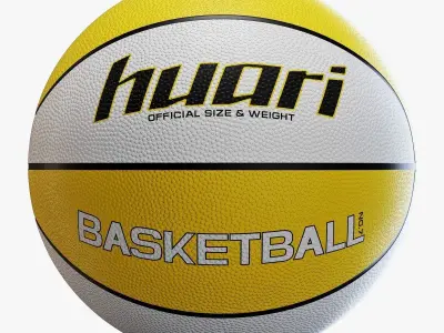 Basketball ball set 003 3D model