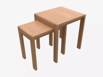Nest of Tables Ercol Bosco 3D model