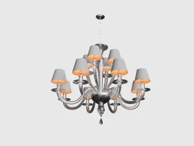Raphael Disc Chandelier 3d model 3D model