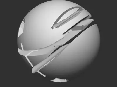 Free Scifi Ball - 3D High Poly Free 3D model