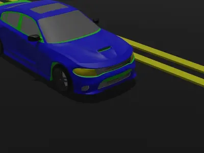 Dodge charger 3D model purchase