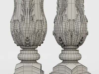 Classic baluster 3D model