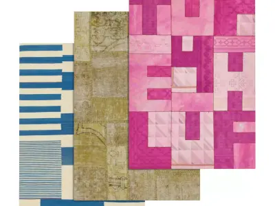 Rug Set 1941 3D model