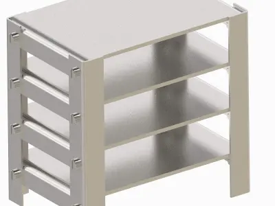 Multi Purpose Storage Rack 3D print model