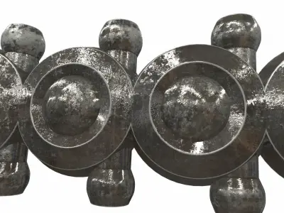 Ornamental key 2 3D model