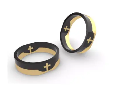 RING CROSS AND RING PPP 3D model