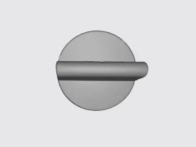 Mercedes Vito Front Bumper Tow Cover 3D print model