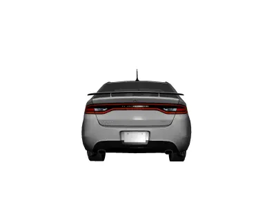 DODGE DART GT 2013 Low-poly 3D model
