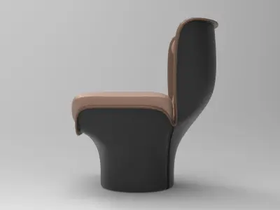 Hatu Armchair 3D model