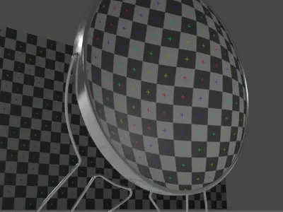 Table Mirror Free 3D model