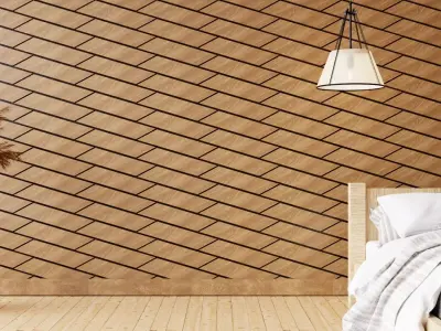Wall wood V20 for your interior wall wood  3D model