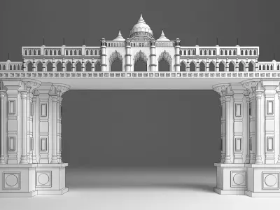 Indian Entry Gate 3D model