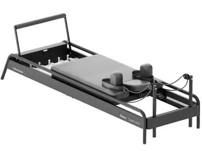pilates exercise machine fonv reformer professional black 3D model
