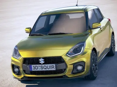 Suzuki Swift Sport 2018 3D model