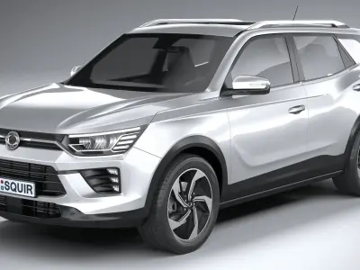 Ssangyong Korando 2020 3D model