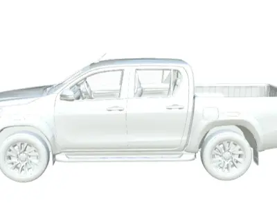 Toyota Hilux 2022 3D model