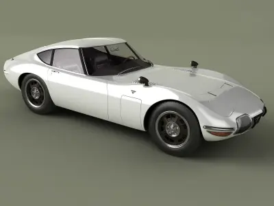 Toyota 2000GT 3D model